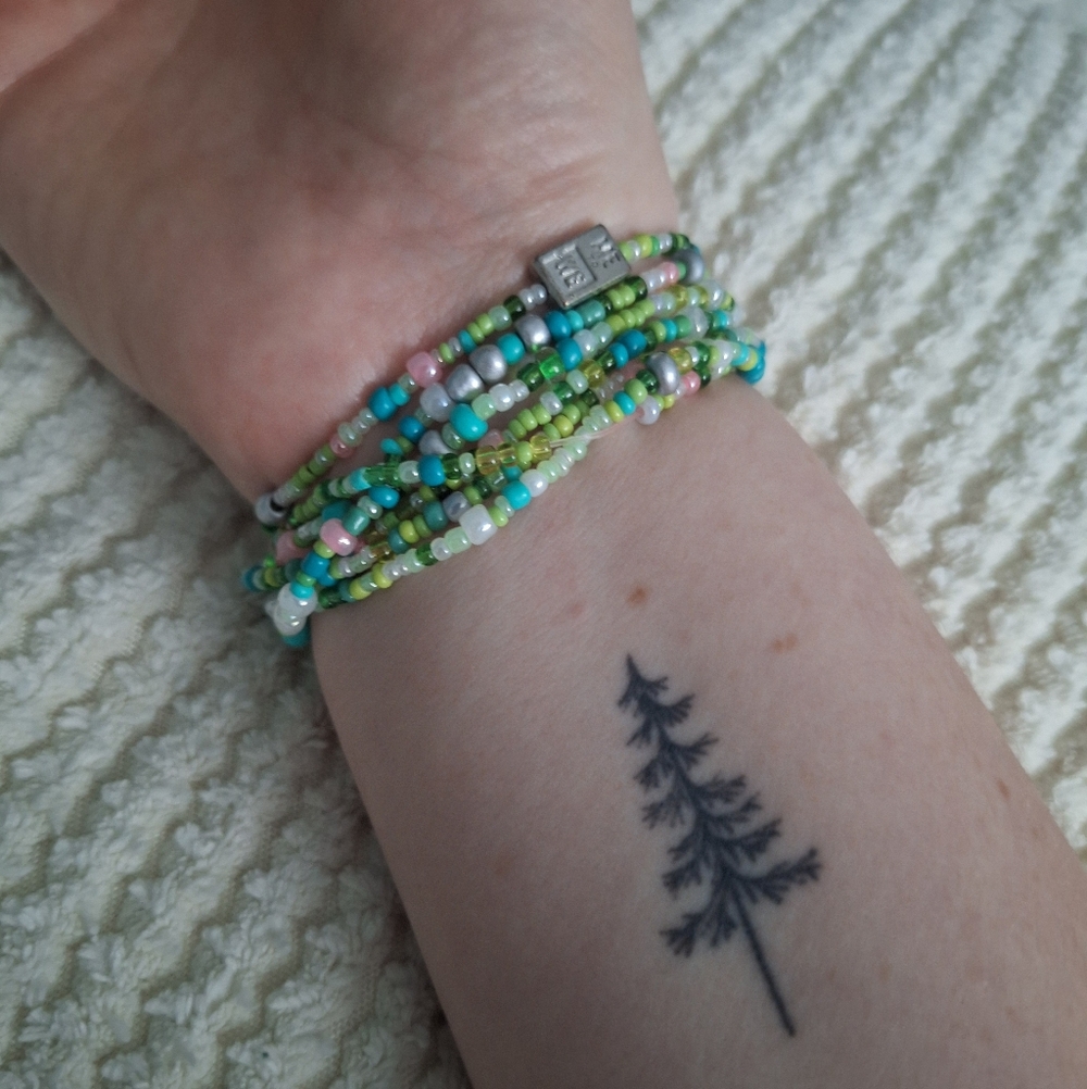 Me To We Rafiki Friendship Bracelet Beaded Green